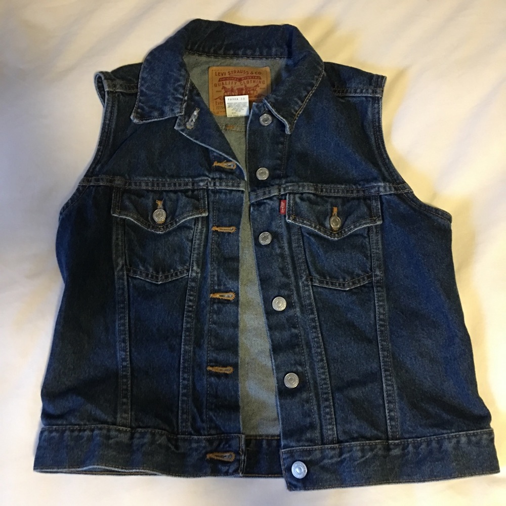 Levi’s Dark Wash Denim Vest